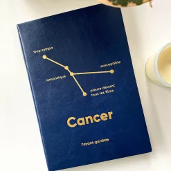 L'AVANT GARDISTE Carnet ASTRO CANCER coloris bleu - 4MURS