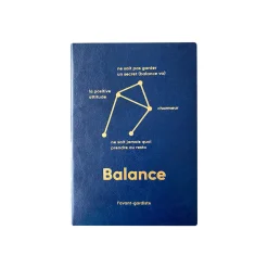 L'AVANT GARDISTE Carnet ASTRO BALANCE coloris bleu - 4MURS
