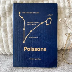 L'AVANT GARDISTE Carnet ASTRO POISSON coloris bleu - 4MURS