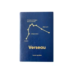 L'AVANT GARDISTE Carnet ASTRO VERSEAU coloris bleu - 4MURS