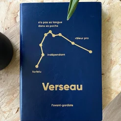 L'AVANT GARDISTE Carnet ASTRO VERSEAU coloris bleu - 4MURS