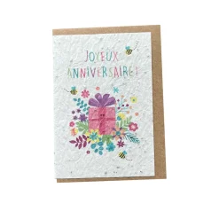 LES CARTES DE LULU Carte ANNIVERSAIRE CADEAU multicolore - 4MURS