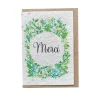 LES CARTES DE LULU Carte MERCI coloris vert - 4MURS