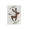 LES CARTES DE LULU Carte JOYEUX NOËL coloris blanc - 4MURS
