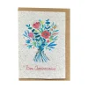 LES CARTES DE LULU Carte ANNIVERSAIRE BOUQUET multicolore - 4MURS