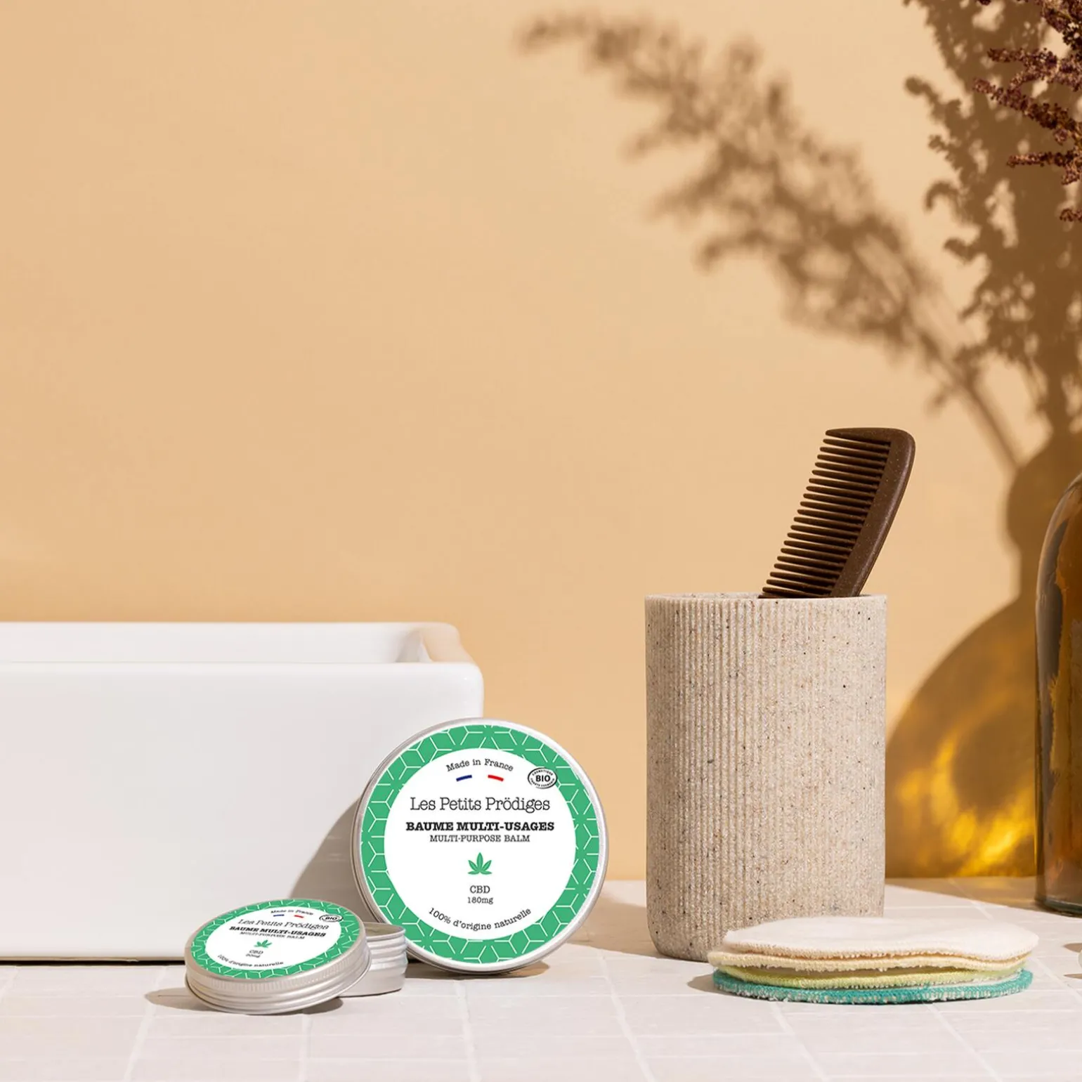 LES PETITS PRÖDIGES Baume multi-usages MAGIQUE CBD vert - 4MURS