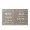 Lettrage CABINET coloris gris - 4MURS