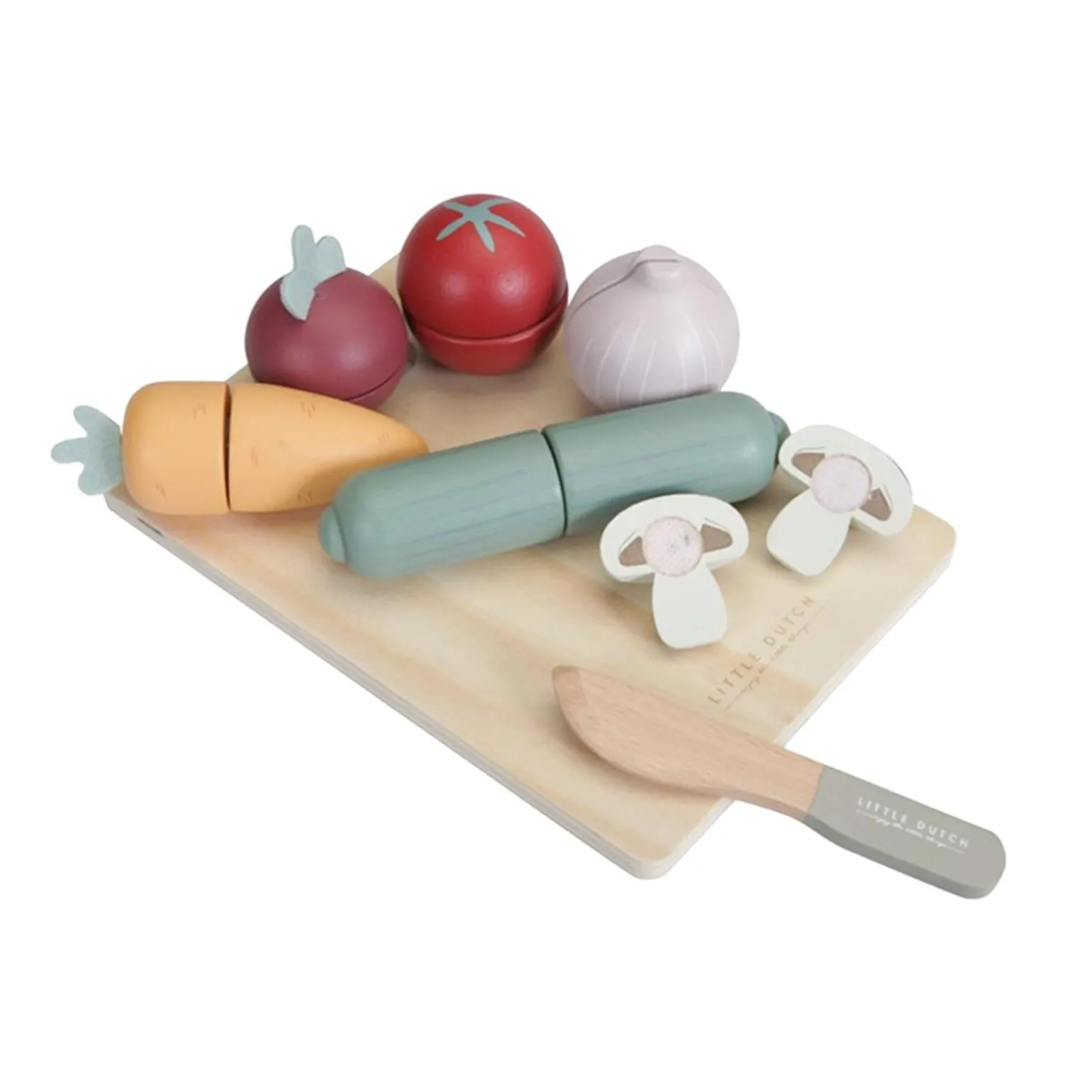 Little Dutch Jeu éducatif LÉGUMES À DÉCOUPER - 4MURS