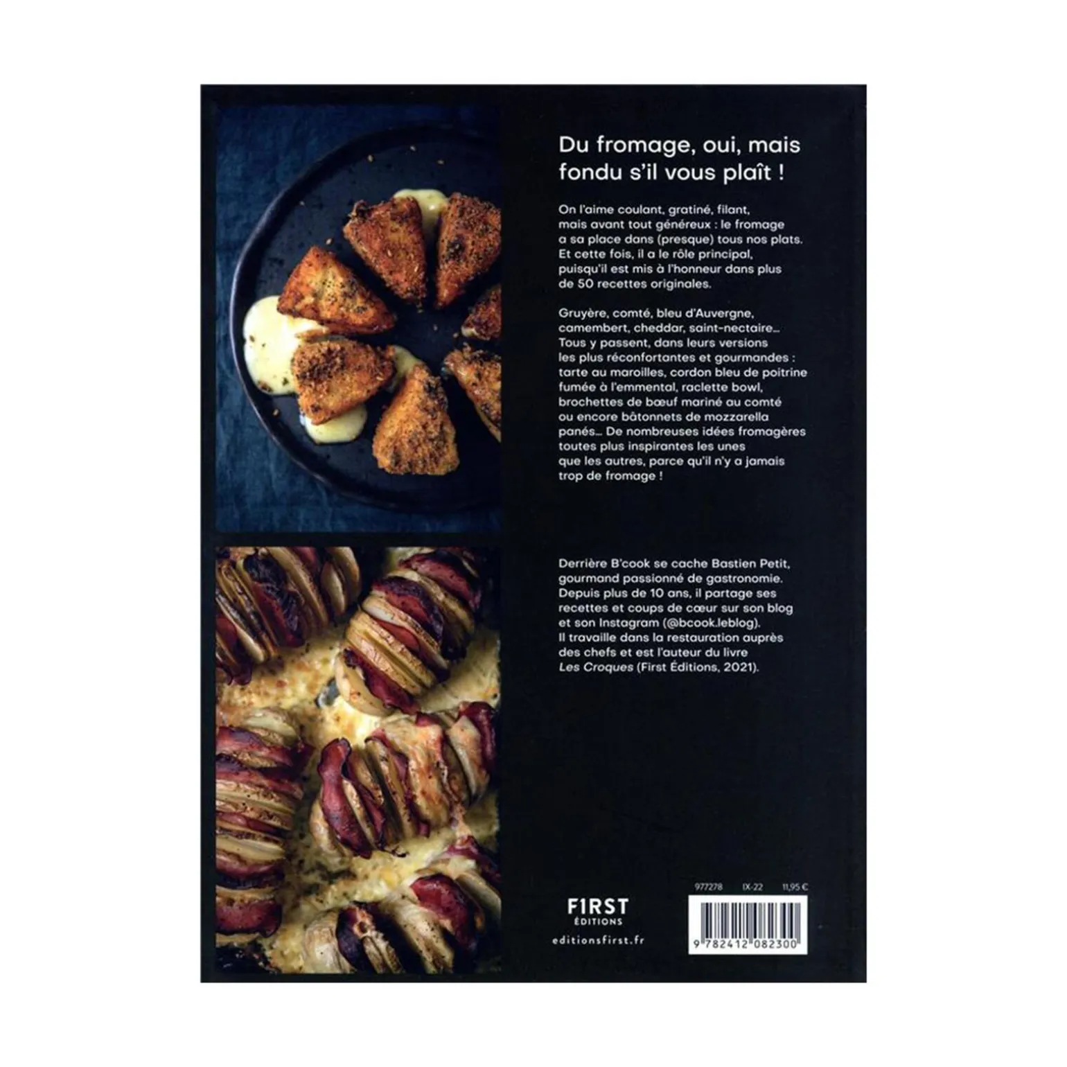 Livre culinaire FROMAGES FONDUS - 4MURS