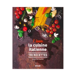 Livre culinaire I LOVE LA CUISINE ITALIENNE - 4MURS