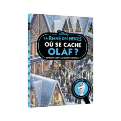 Livre enfant LA REINE DES NEIGES - OU SE CACHE OLAF ? - 4MURS