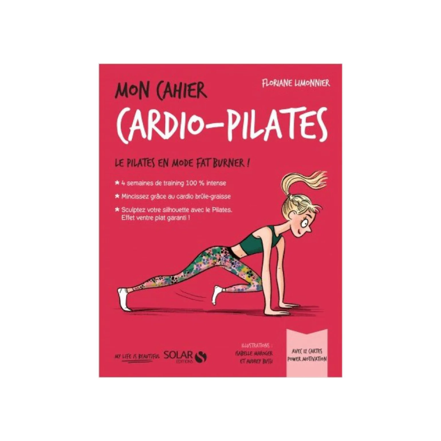 Livre sport MON CAHIER CARDIO PILATES - 4MURS