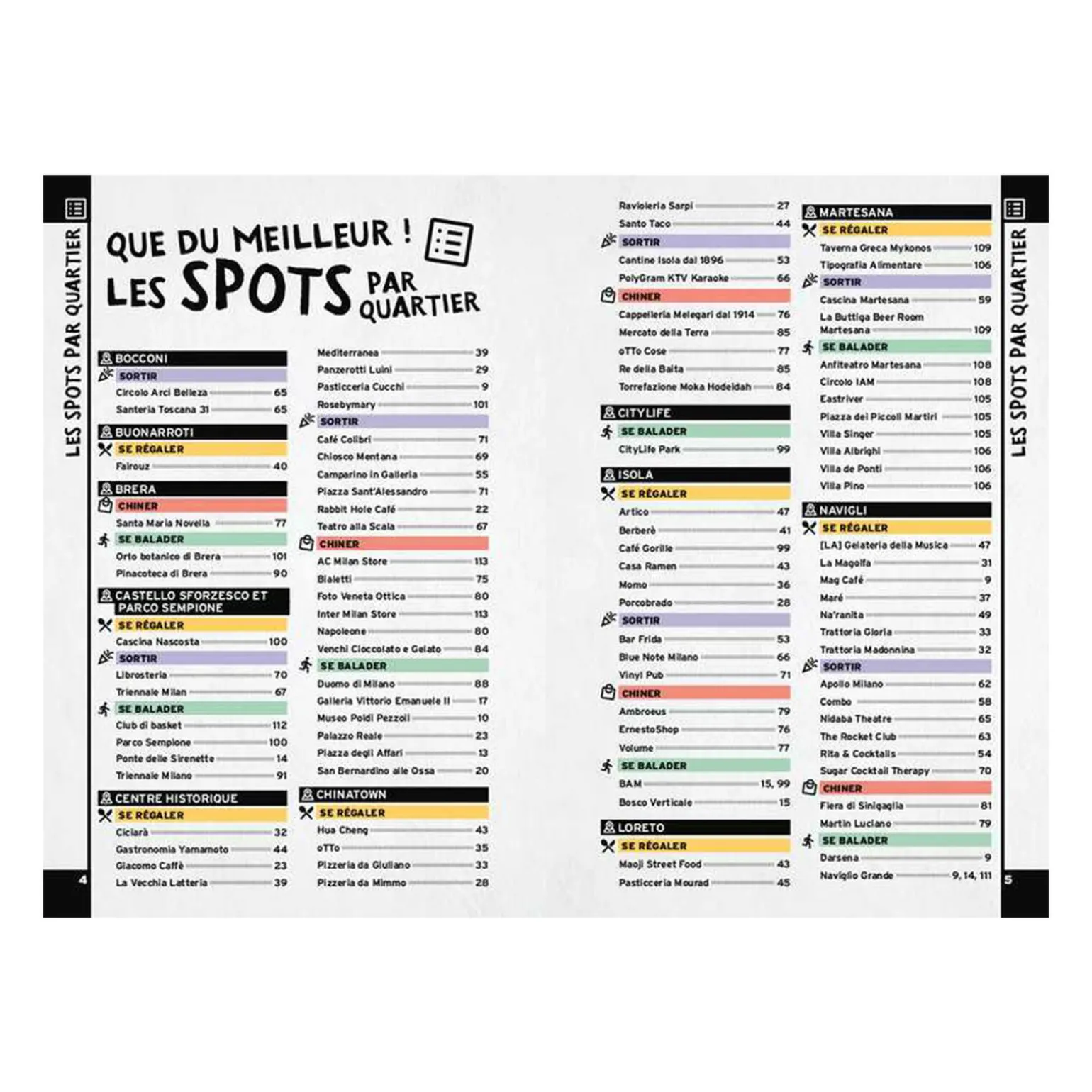 Livre voyage et nature ON SE CASSE ! LES MEILLEURS SPOTS À MILAN
