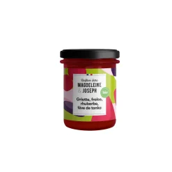 Magdeleine et Joseph Confiture GRIOTTE, FRAISE, RHUBARBE, FÉVE DE TONKA