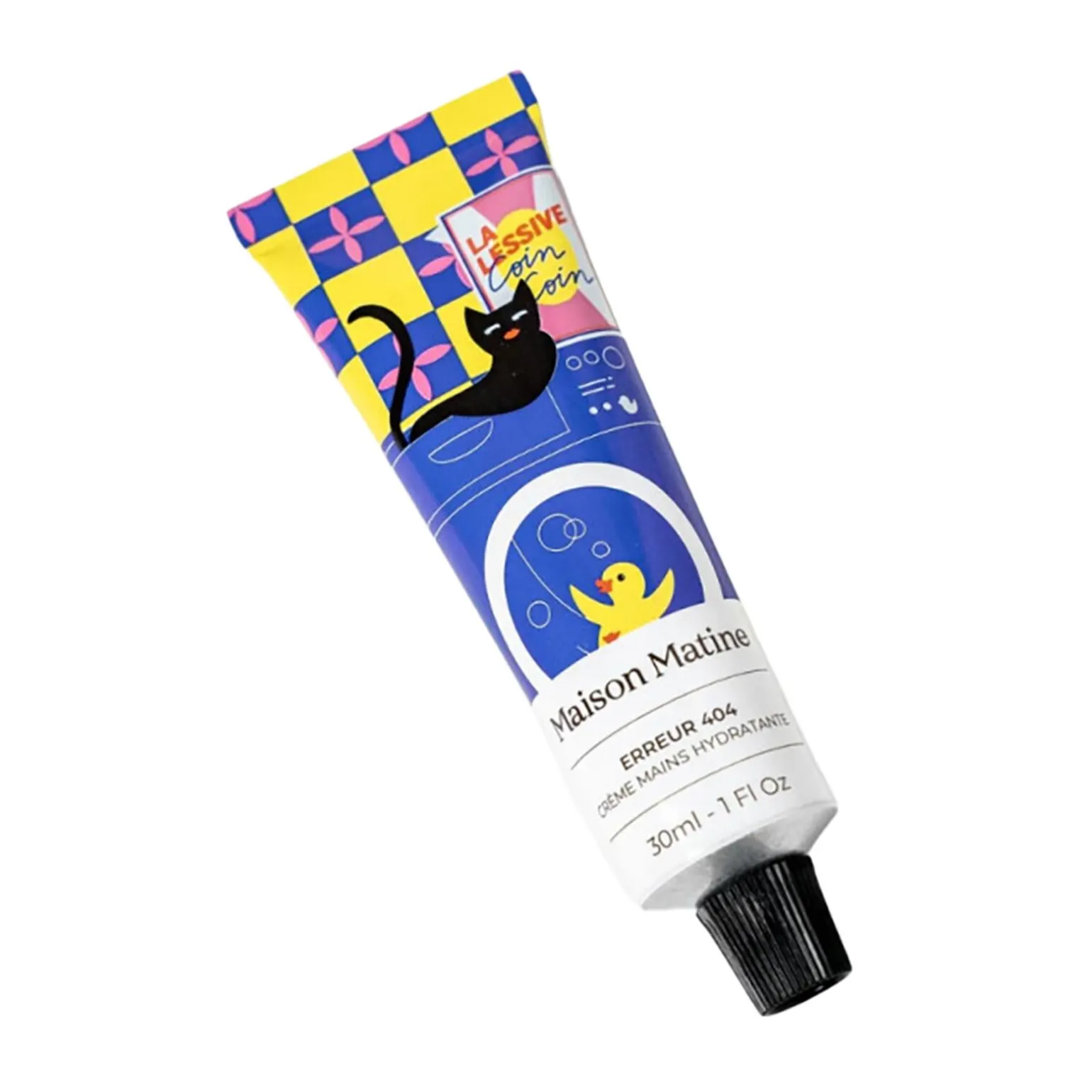 Maison Matine Crème mains ERREUR 404 mandarine jaune, poivre noir, vetiver.