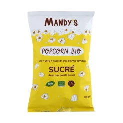MANDY'S Confiserie MANDY' - POPCORN SUCRÉ POINTE DE SEL BIO - 4MURS