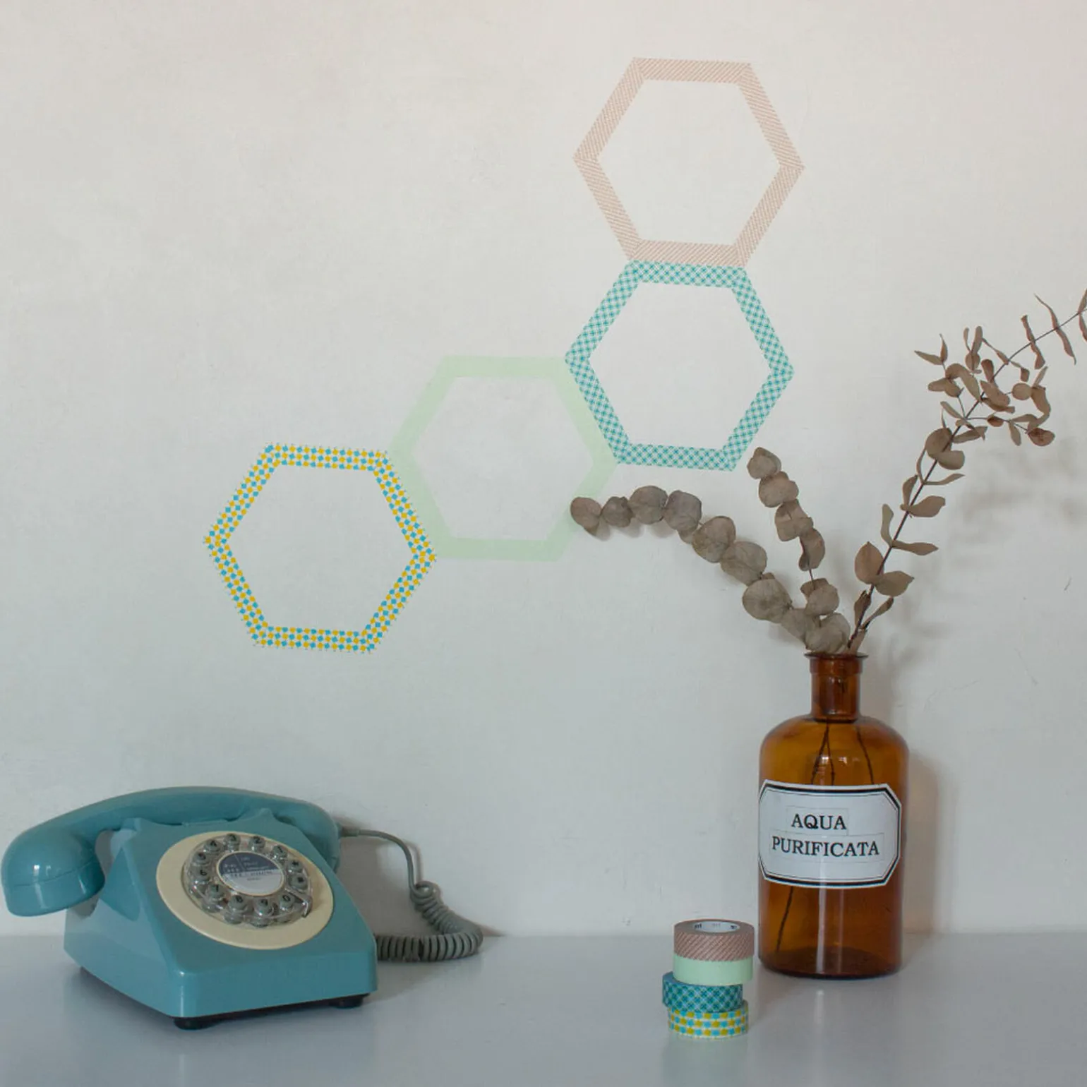 Masking tape HASEN coloris rouge - 4MURS