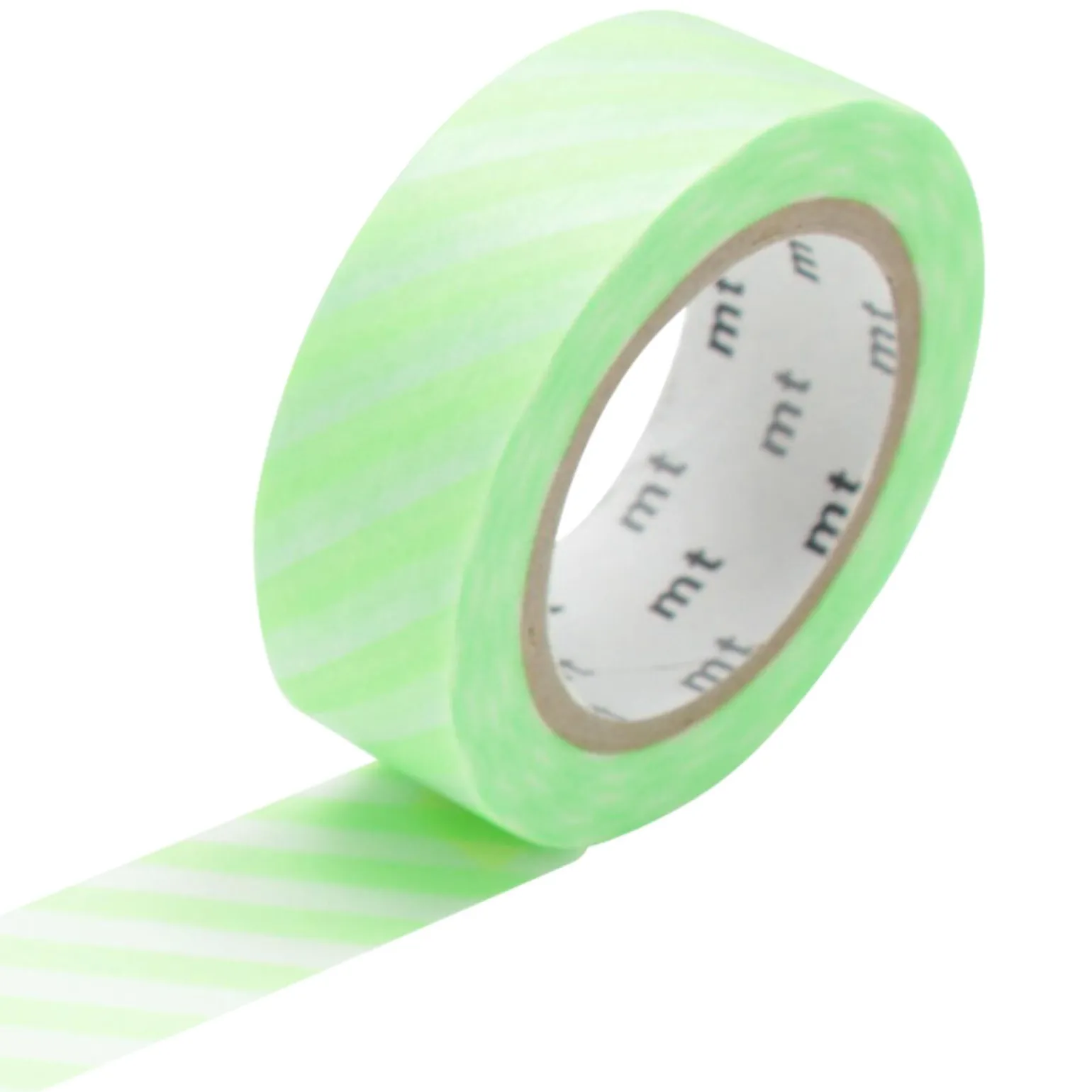 Masking tape RAYURES coloris vert fluo - 4MURS