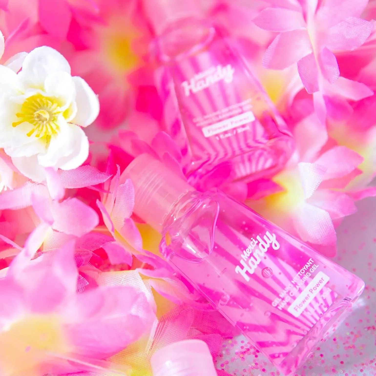 Merci Handy Gel mains FLOWER POWER Fleur - 4MURS
