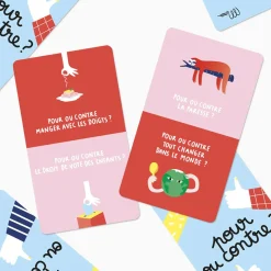 MINUS Jeu de discussion POUR OU CONTRE - 4MURS