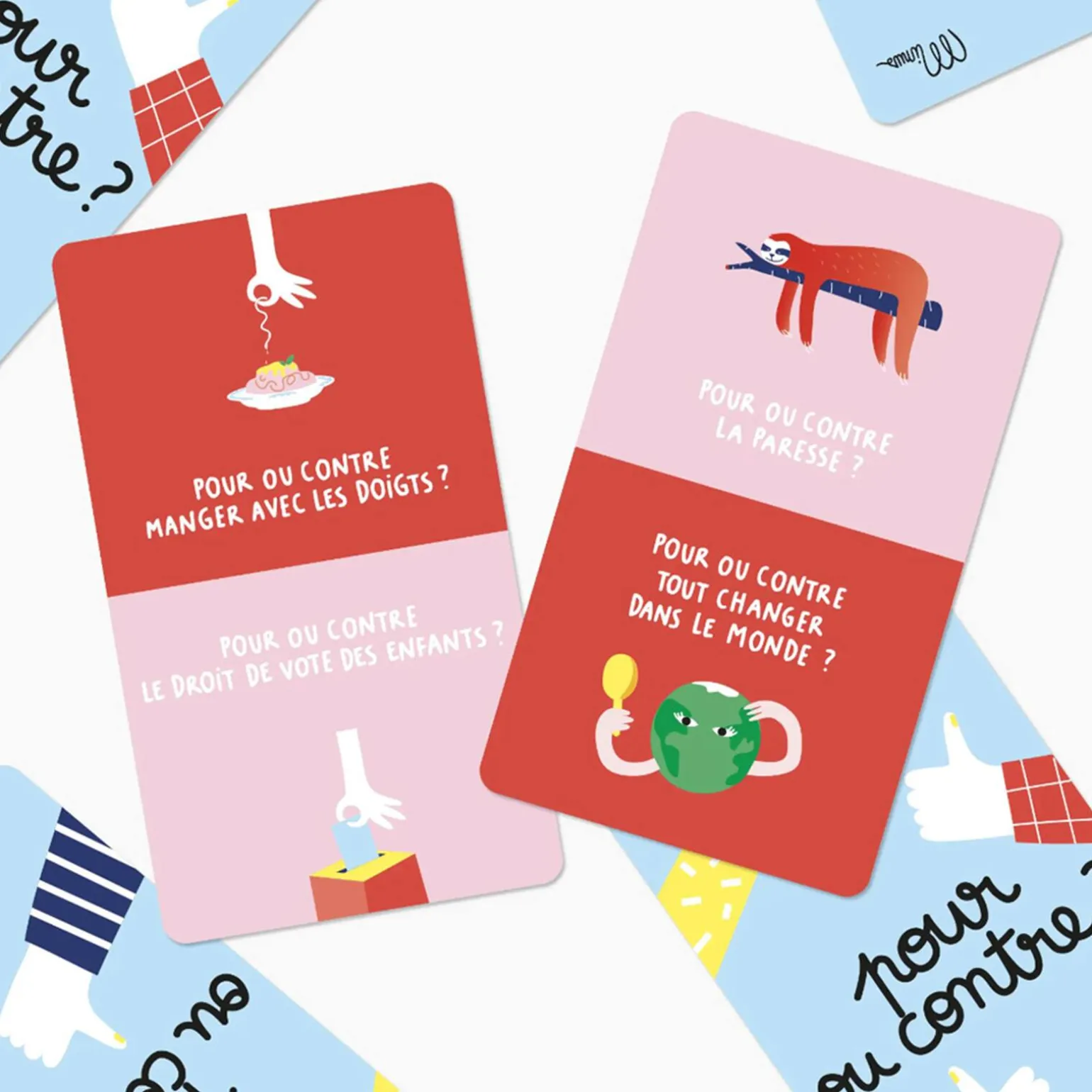 MINUS Jeu de discussion POUR OU CONTRE - 4MURS