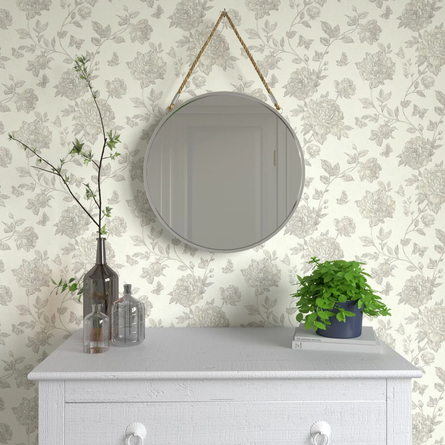 Miroir barbier CHLOE 37 x 37 cm - 4MURS