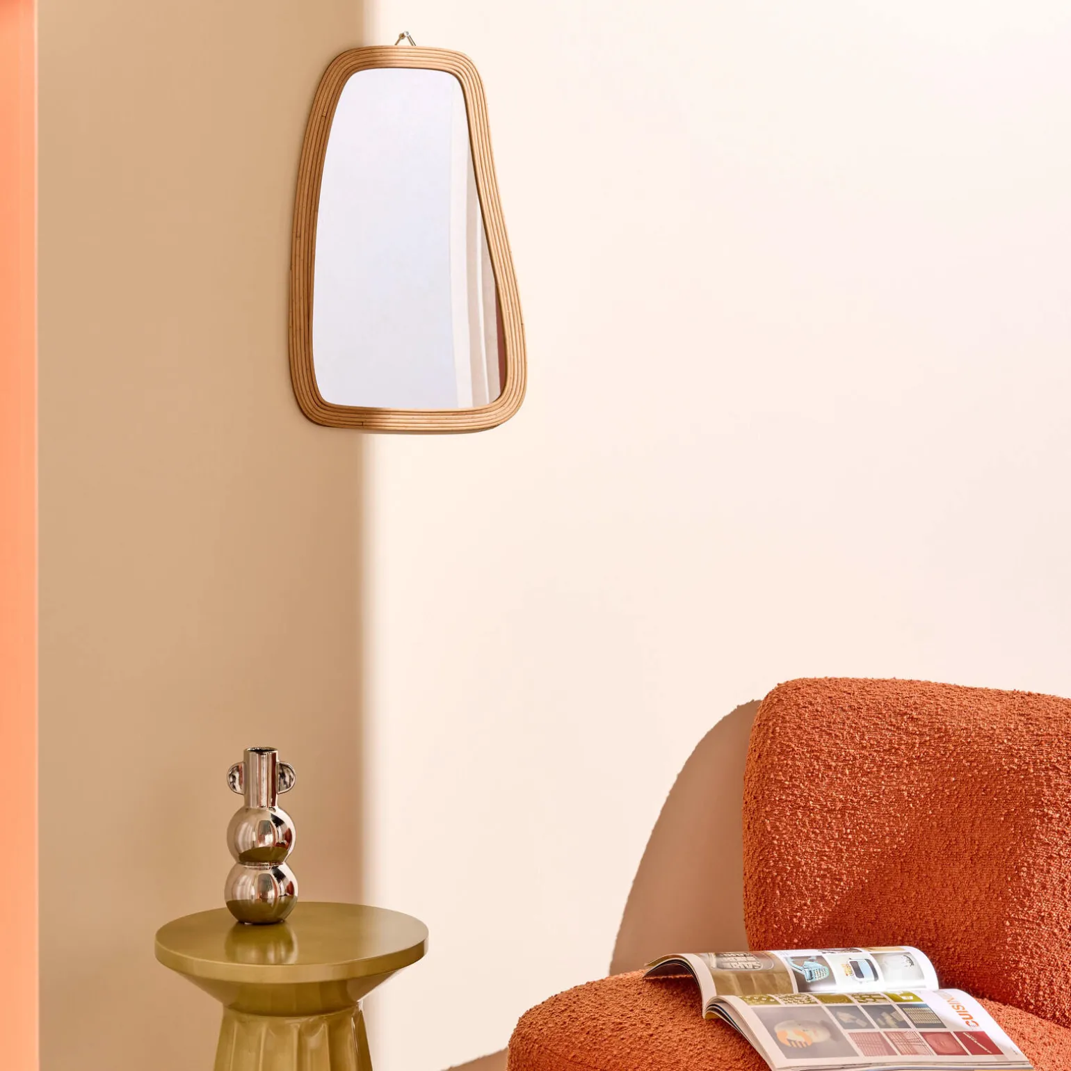Miroir en bois POLLIS 28 x 47 cm - 4MURS