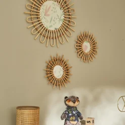 Miroir en rotin MATAHARI - 4MURS