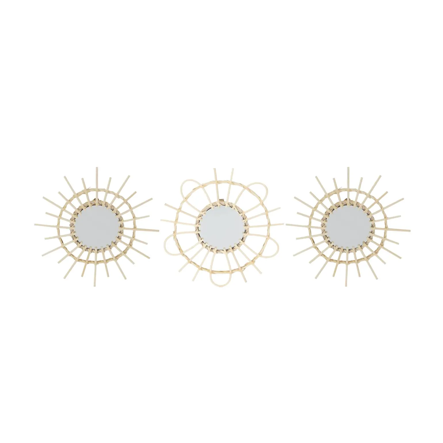 Miroir en rotin SUNNY - 4MURS