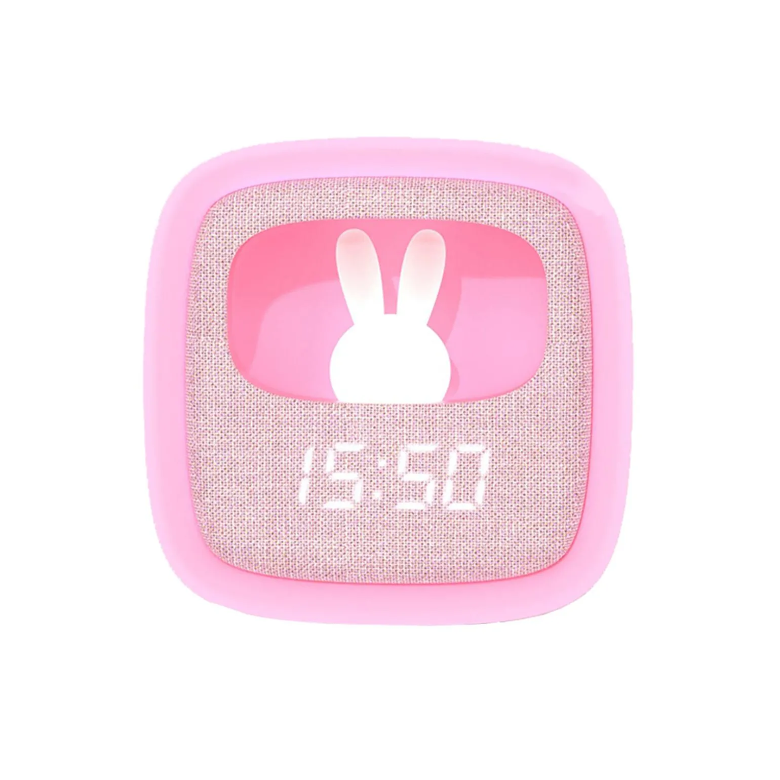 Mobility on Board Réveil MOB BILLY CLOCK VEILLEUSE LAPIN rose hauteur 12 cm