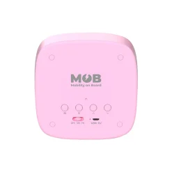 Mobility on Board Réveil MOB BILLY CLOCK VEILLEUSE LAPIN rose hauteur 12 cm