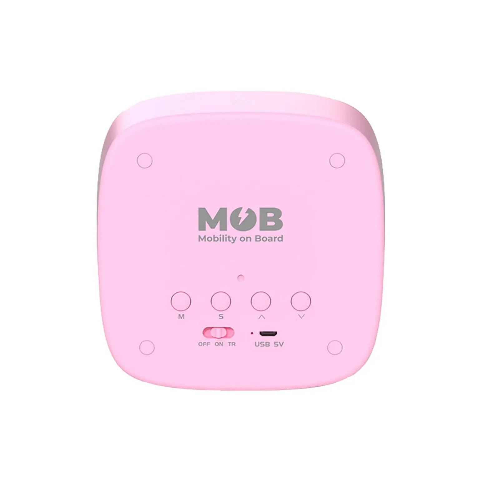 Mobility on Board Réveil MOB BILLY CLOCK VEILLEUSE LAPIN rose hauteur 12 cm