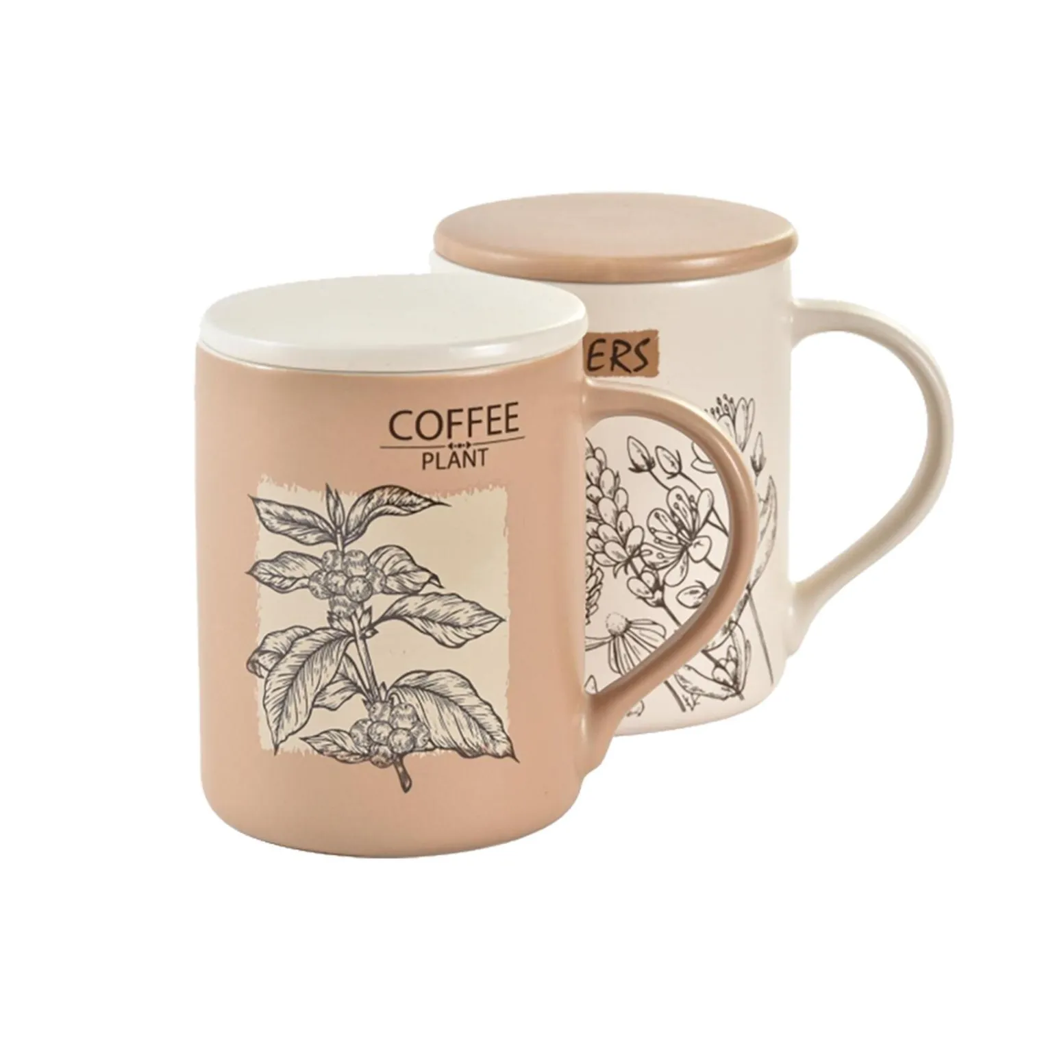 Mug BOTANIQUE coloris multicolore diamètre 8 cm - 4MURS