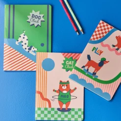 4MURS Carnet CAT CLUB coloris rose - 4MURS