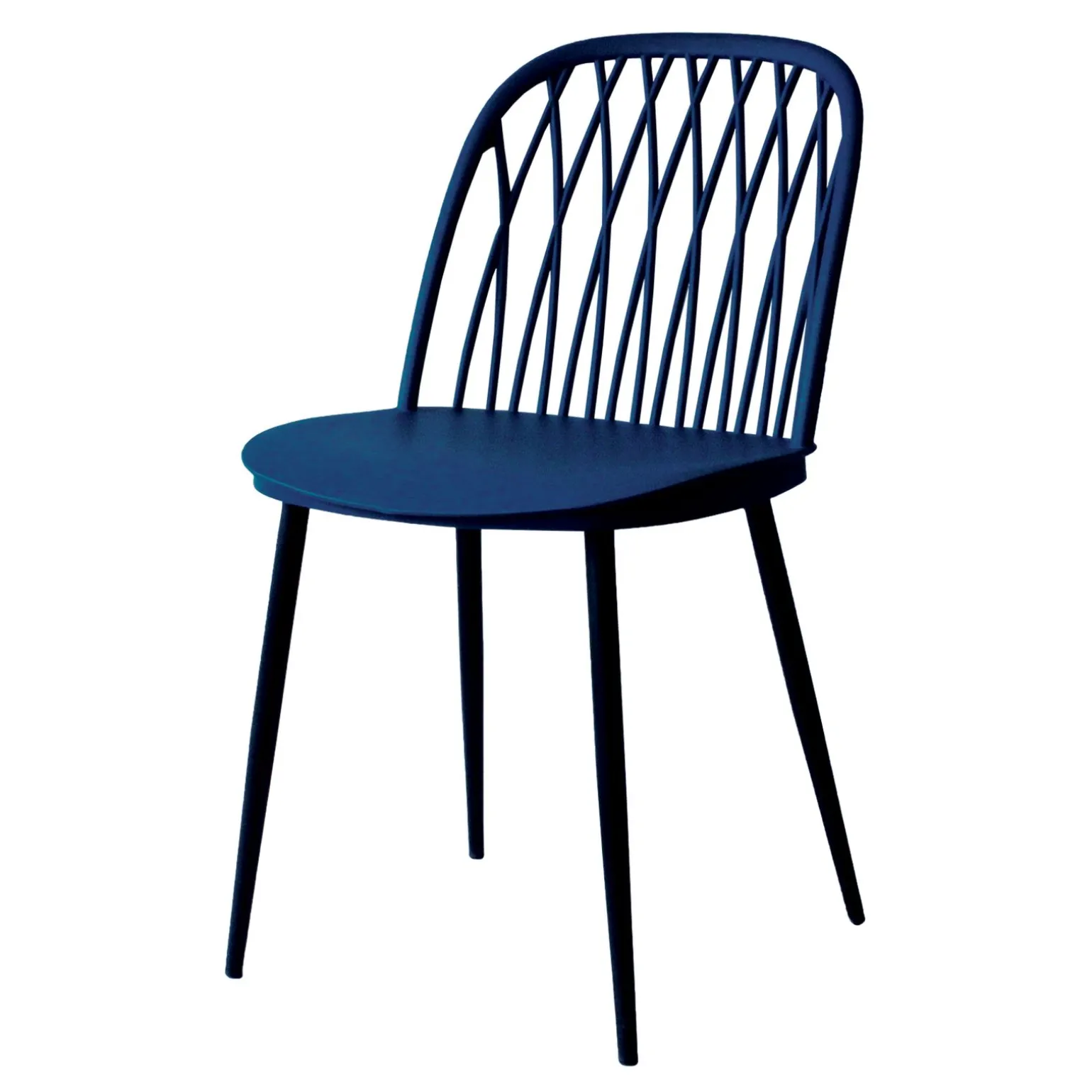 4MURS Chaise LUANA coloris bleu nuit - 4MURS