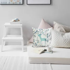 4MURS Coussin ENCHANTED FOREST coloris blanc 45 x 45 cm - 4MURS