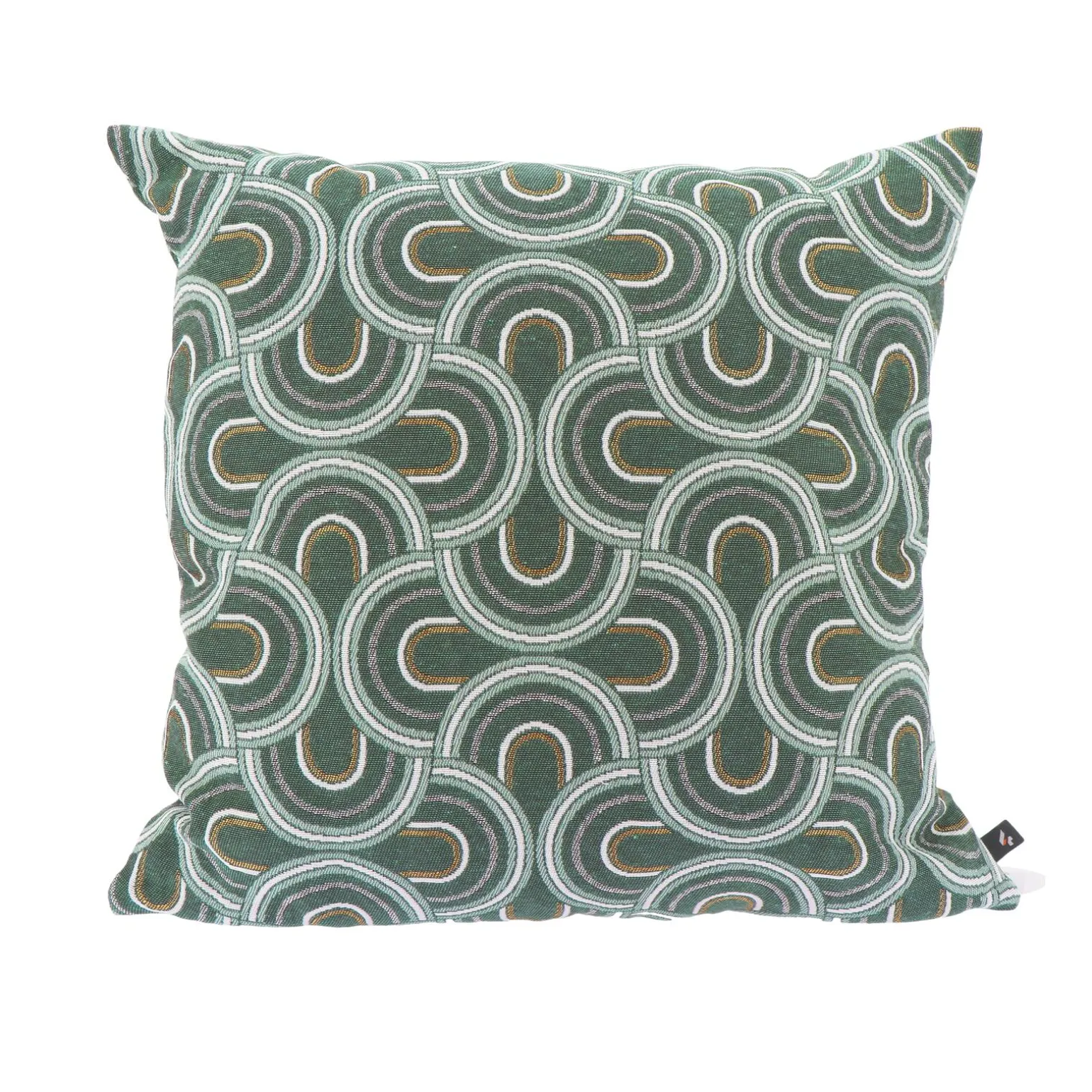 4MURS Coussin LIMOGES coloris vert sapin 45 x 45 cm - 4MURS