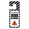 4MURS Déco de porte JEUX EN COURS coloris noir - 4MURS