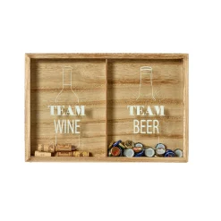 4MURS Déco murale TEAM BEER OR WINE coloris bouleau - 4MURS