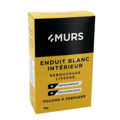 4MURS Enduit de rebouchage et lissage 1 Kg - 4MURS