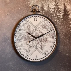4MURS Horloge à gousset MAP coloris gris - 4MURS