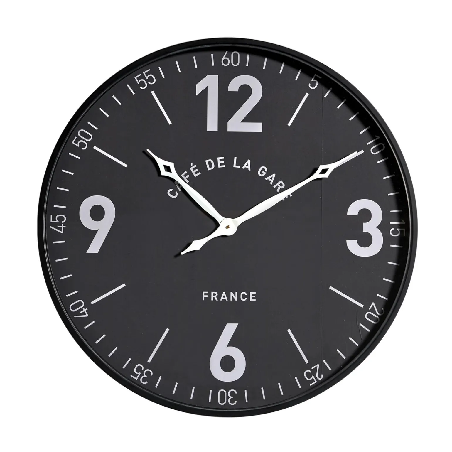 4MURS Horloge CAFE DE LA GARE coloris noir - 4MURS