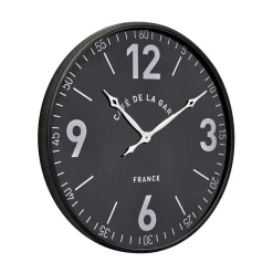 4MURS Horloge CAFE DE LA GARE coloris noir - 4MURS