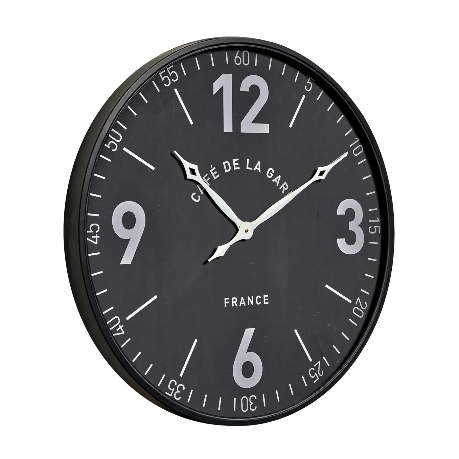 4MURS Horloge CAFE DE LA GARE coloris noir - 4MURS