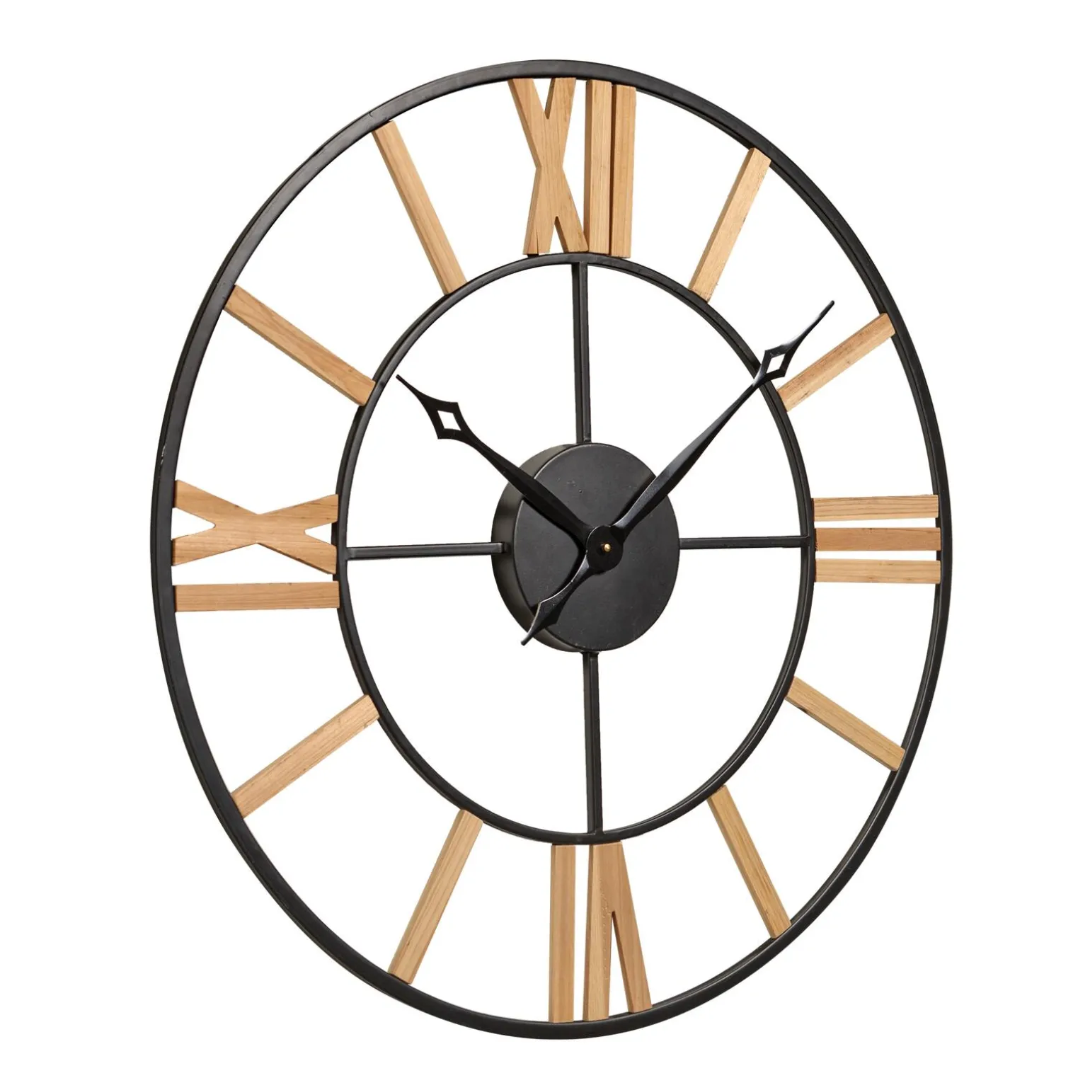 4MURS Horloge en bois CHARLY coloris pin - 4MURS