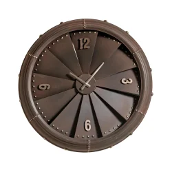 4MURS Horloge en métal VENTILO coloris brun métallisé - 4MURS
