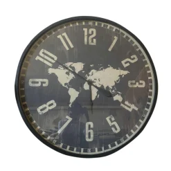 4MURS Horloge WORLD coloris noir - 4MURS