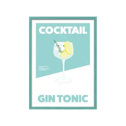 4MURS Image encadrée GIN TONIC 30 x 45 cm - 4MURS