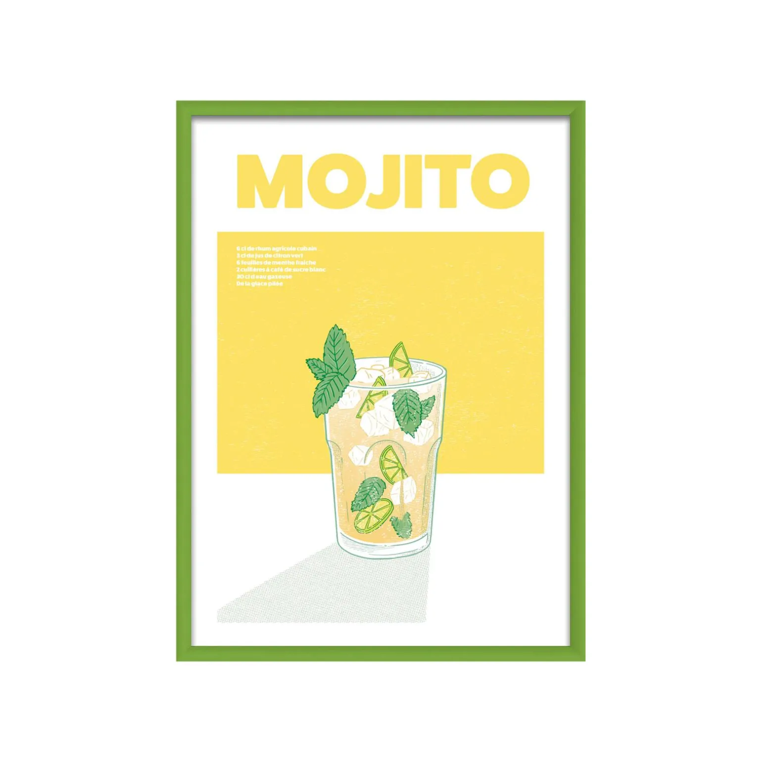 4MURS Image encadrée MOJITO 30 x 45 cm - 4MURS