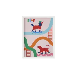 4MURS Image encadrée PLAY coloris multicolore - 4MURS